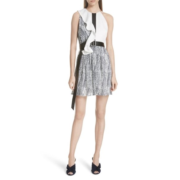 Self-Portrait Dresses & Skirts - NEW NWT Self-Portrait Frill Contrast Mini Dress